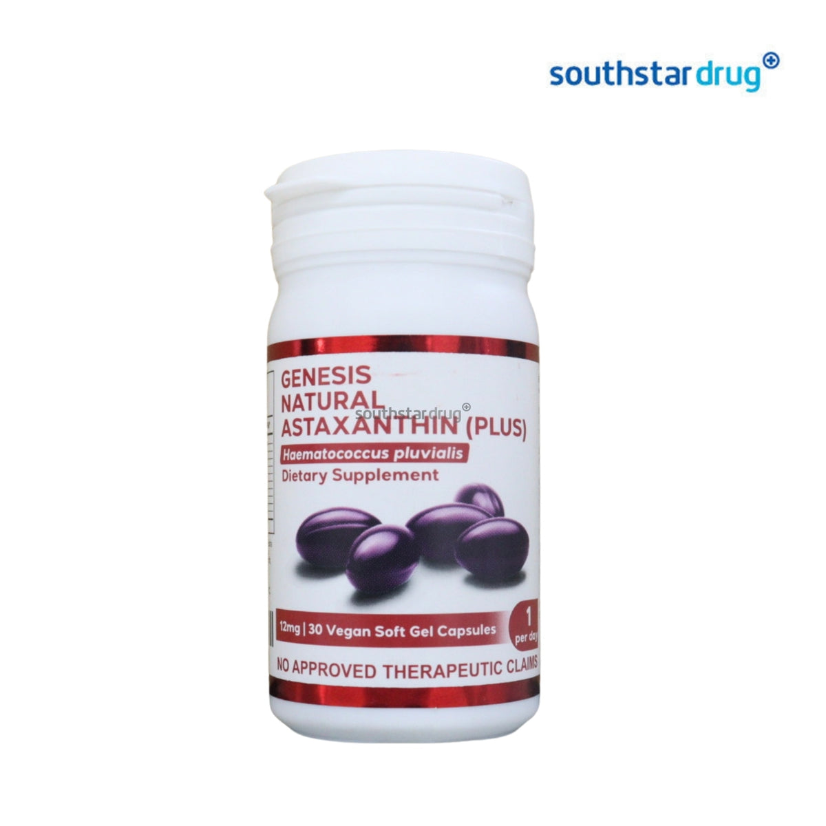 Genesis Natural Astaxanthin 12mg (30pcs. Softgel Capsules) – Nutritional Support