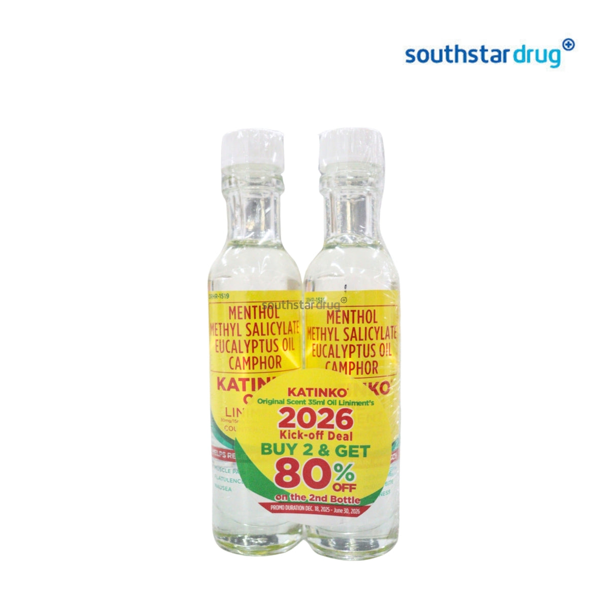 Katinko Oil Liniment 35ml (2 Bottles) – Topical Liniment