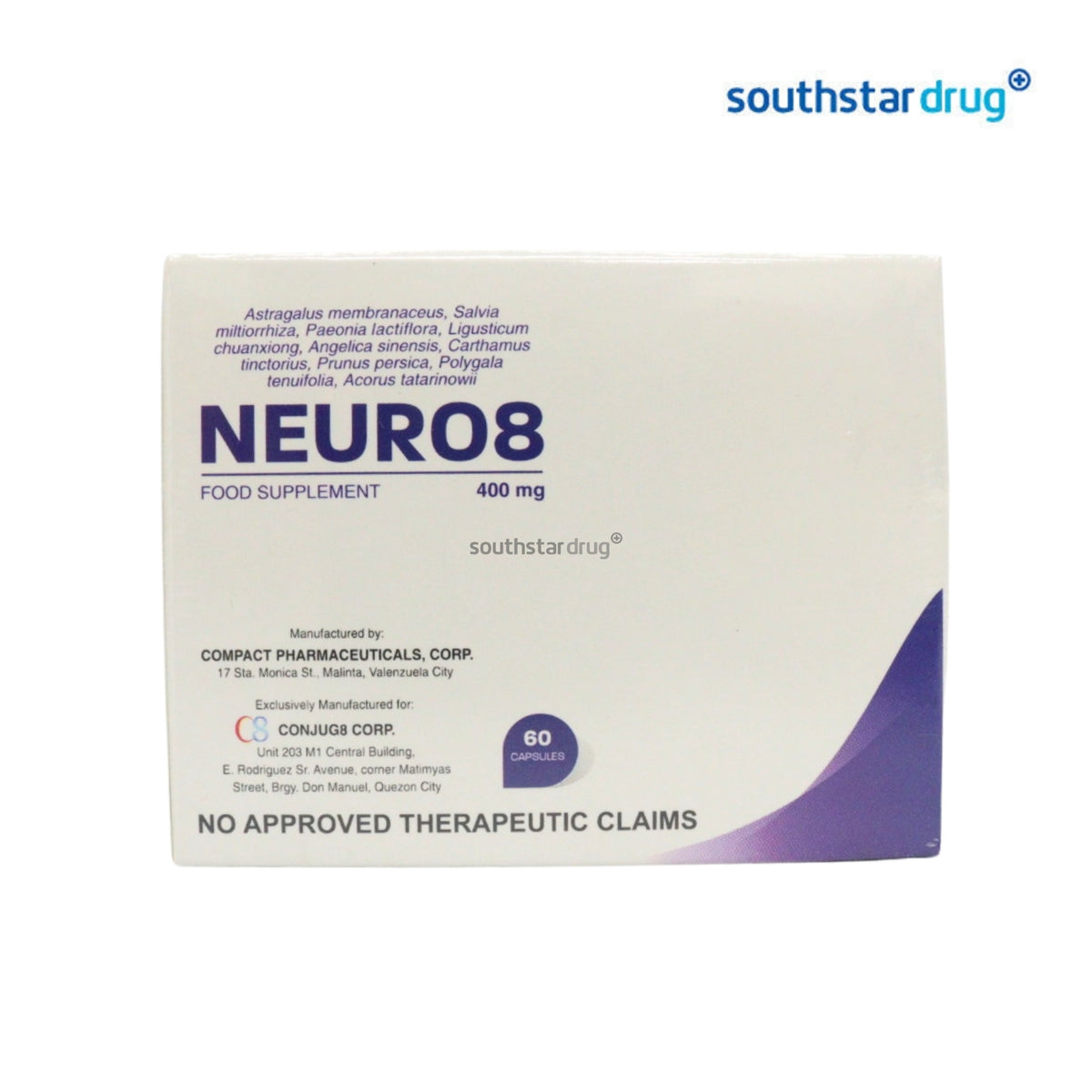 Neuro8 400mg Capsule 60 Capsules – Herbal Nutritional Supplement