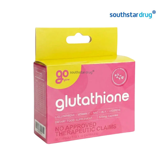 Go Glow Glutathione 525mg Capsules - 30s