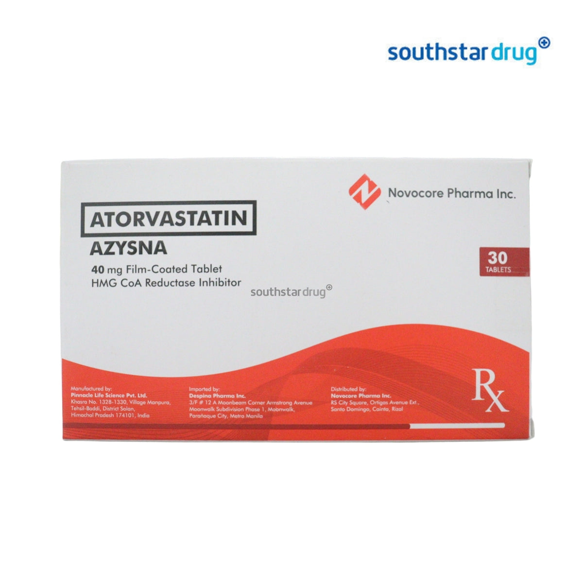 Rx: Azysna 40mg Film-Coated Tablet 1pc