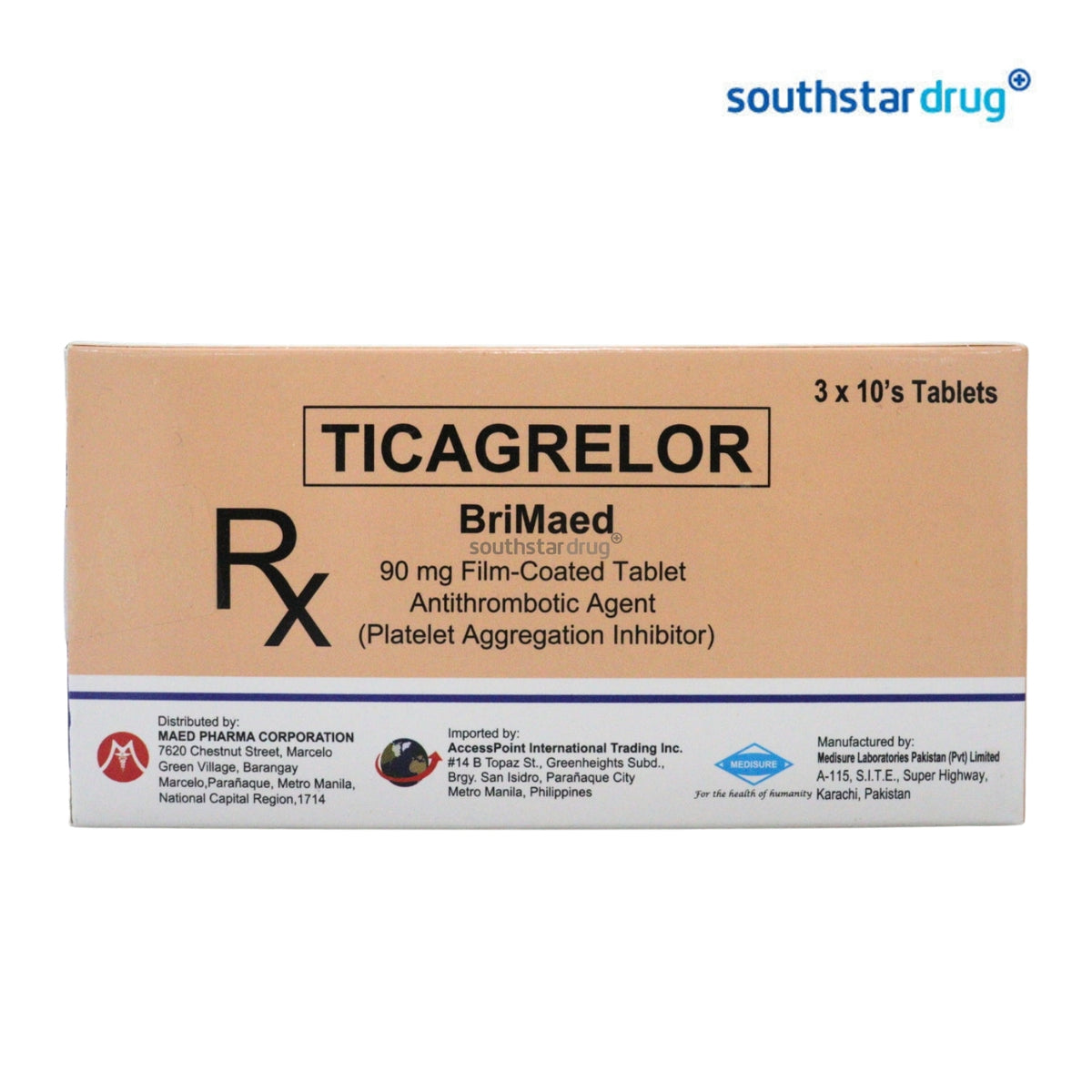 Rx: BriMaed 90mg Film-Coated Tablet 1pc