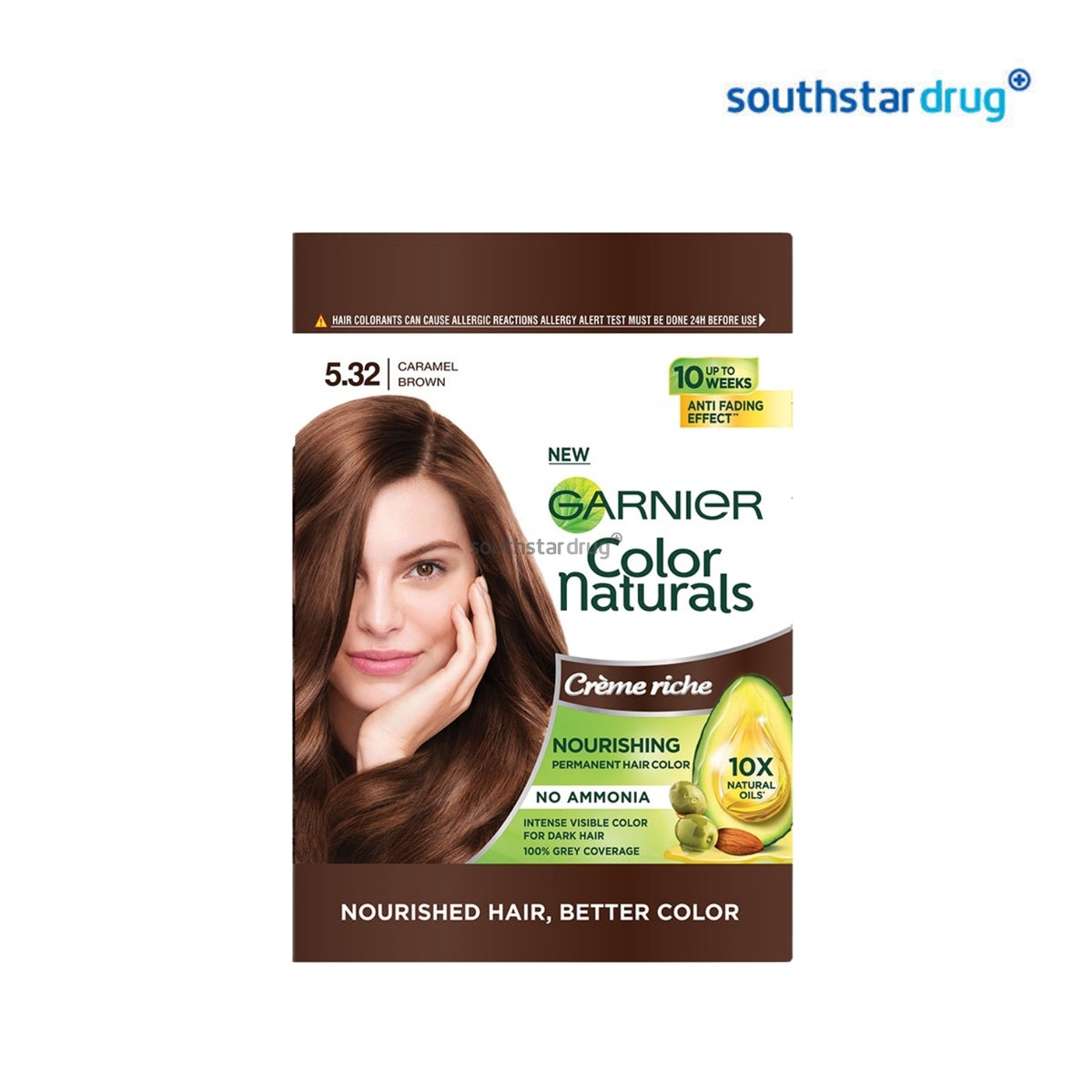 Garnier Hair Color Cream Caramel Brown 30ml