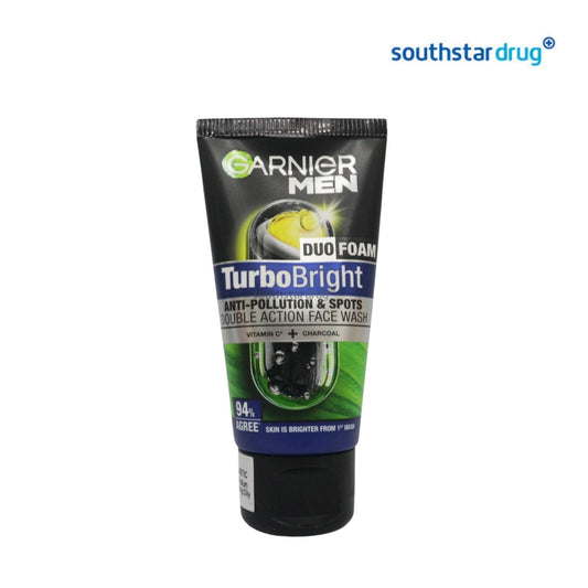 Garnier Men Facial Foam TurboBright 50 ml (1 Tube)- Facial Cleansing