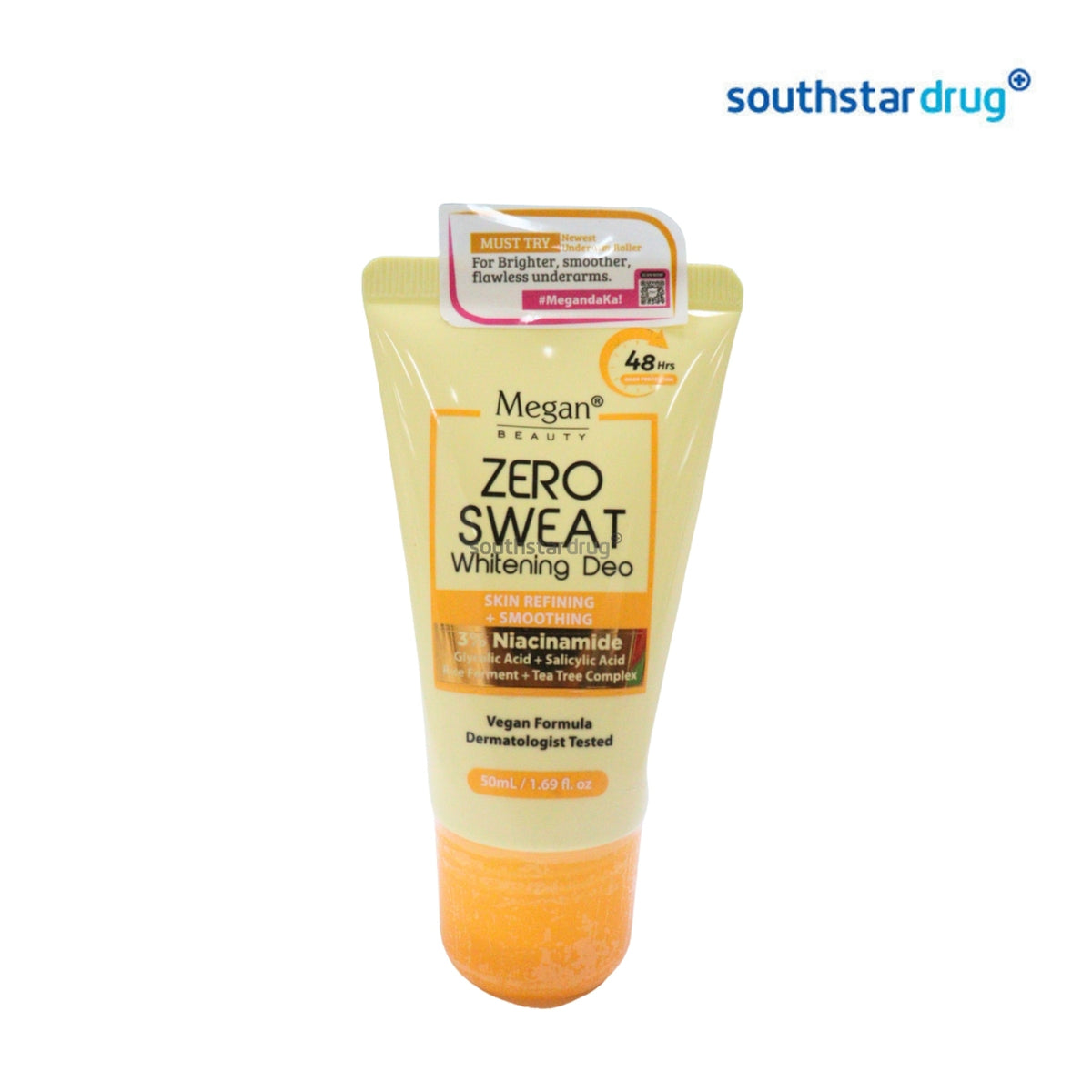 Megan Roll-On Deodorant Zero Sweat 50ml