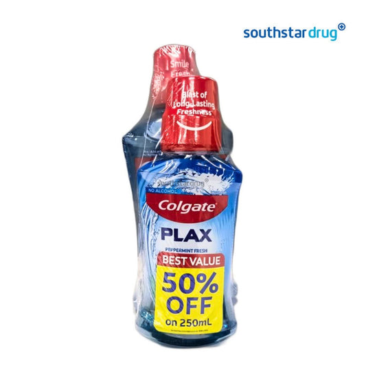 Colgate Plax Odor Knockout Mouthwash 500ml + 250ml