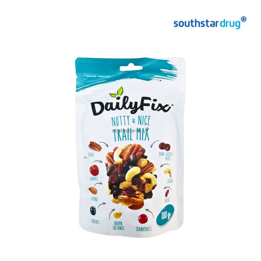 DailyFix Nutty & Nice Trail Mix 100g (1 Pack) – Nut and Dried Fruit Snack