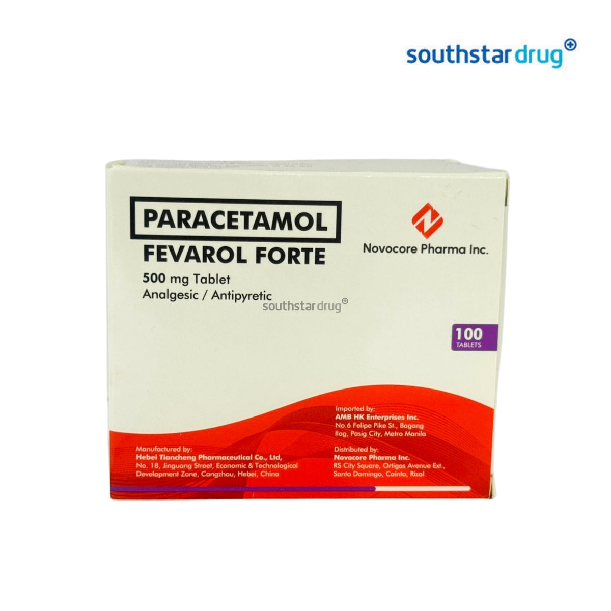 Fevarol Forte Tablet 500mg (1pc) – Analgesic and Antipyretic Support