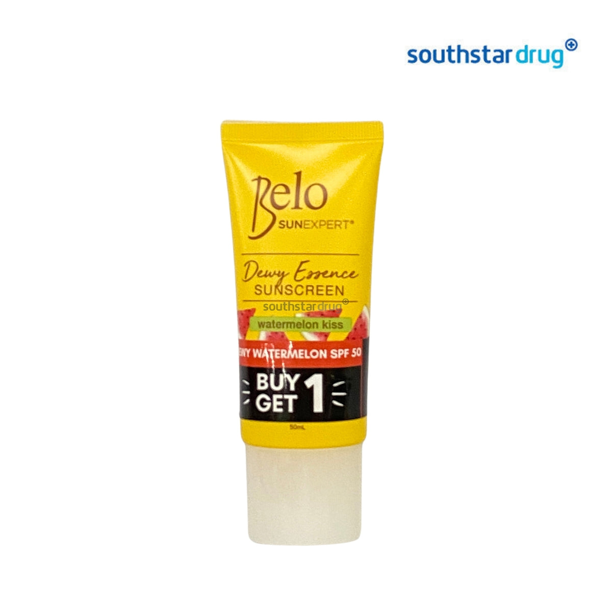 Belo Sunscreen Watermelon Kiss SPF50 50ml (2 Tubes) – Daily Facial Sun Protection