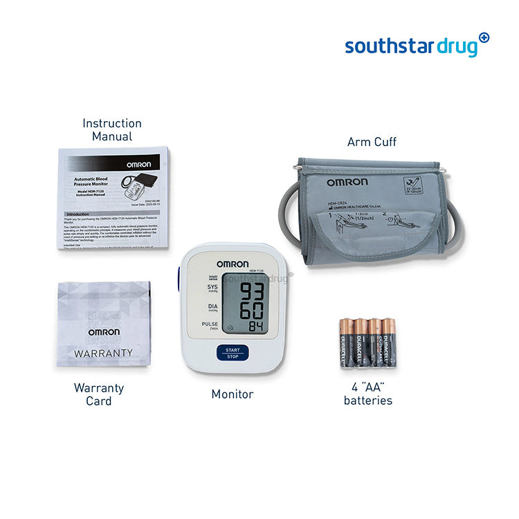 Omron HEM-7120 Automatic Upper Arm Blood Pressure Monitor BP BPM Digital w/ Free Powerbank