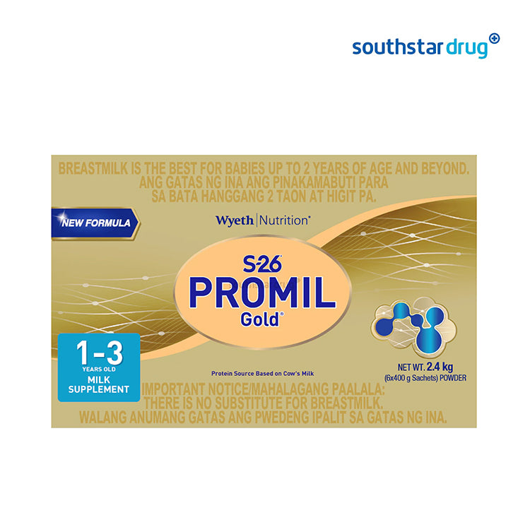 S26 Promil Gold 1 to 3 Years 2.4kg Box