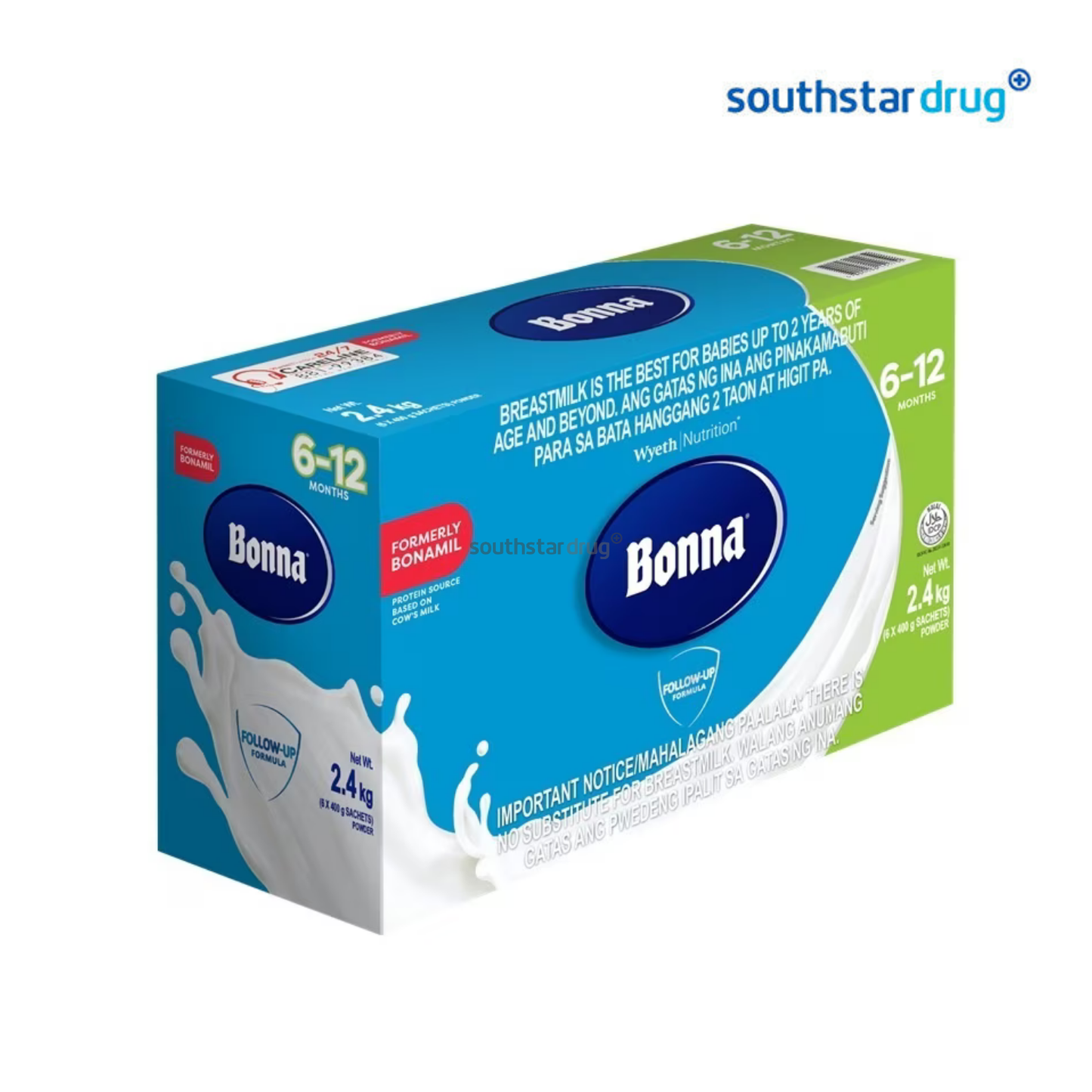 Bonna 6 to 12 Months 2.4kg Box