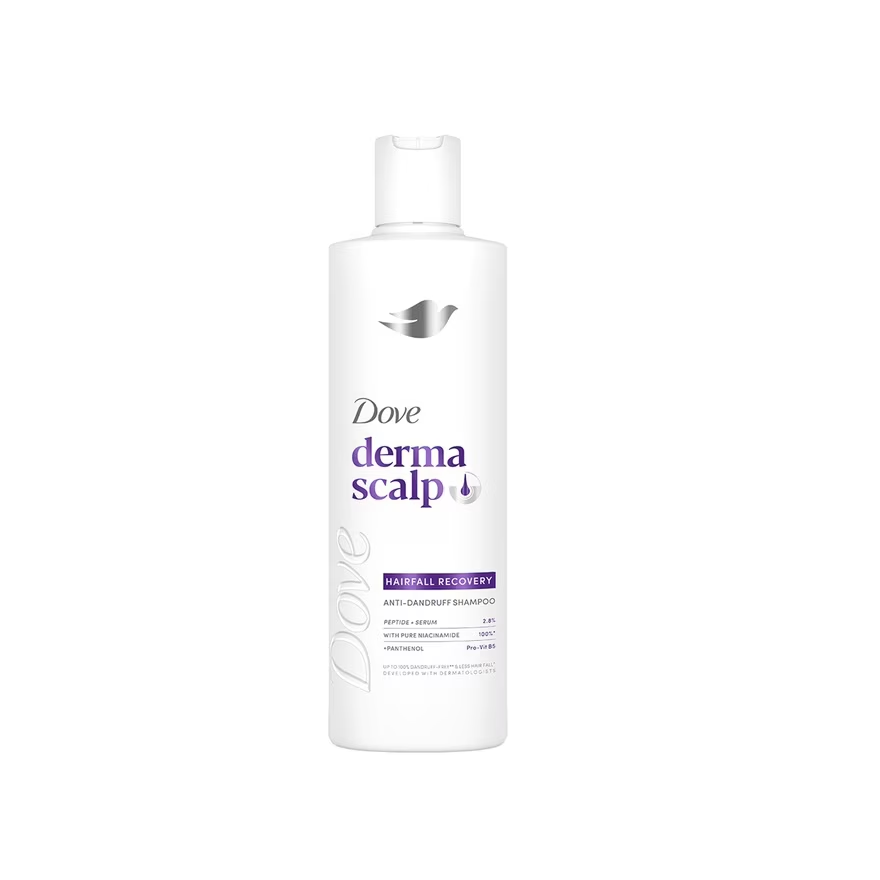 Dove DermaCare Scalp Anti-Dandruff Hairfall Recovery Shampoo 170 ml Bottle