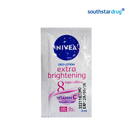 Nivea Deodorant Lotion Extra Brightening 3ml Sachet