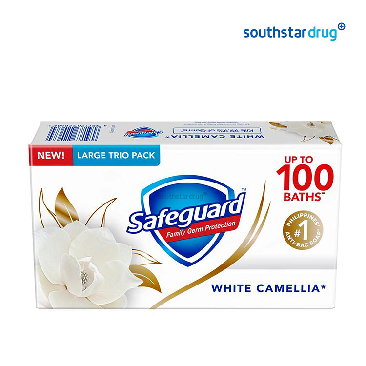 Safeguard Soap White Camellia 115g x 3