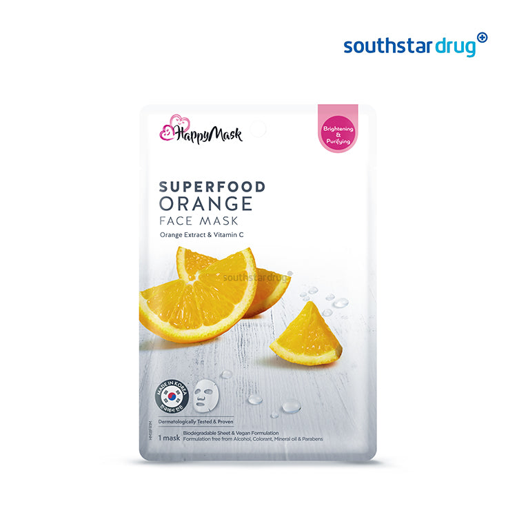 Happy Mask Face Mask Superfood Orange 25ml