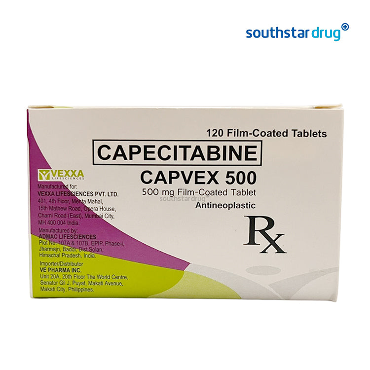 Rx: Capvex 500mg Tablet