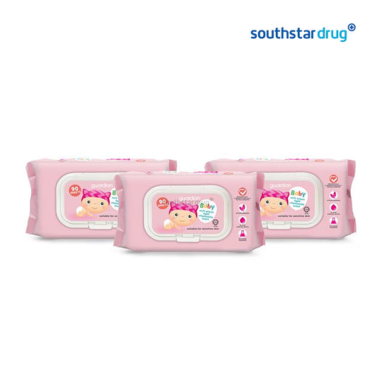 Guardian Baby Wipes Light Chamomile 90s x 3