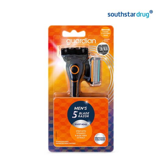 Guardian Men’s Razor 5-Blade 1+2 Cartridge