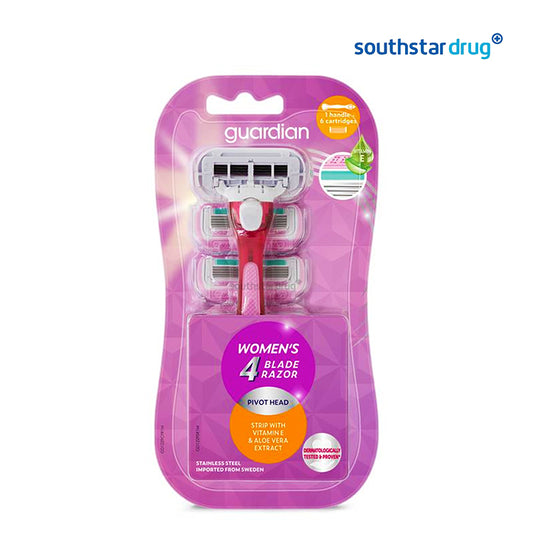 Guardian Women’s Razor 4-Blade 1+6 Cartridge