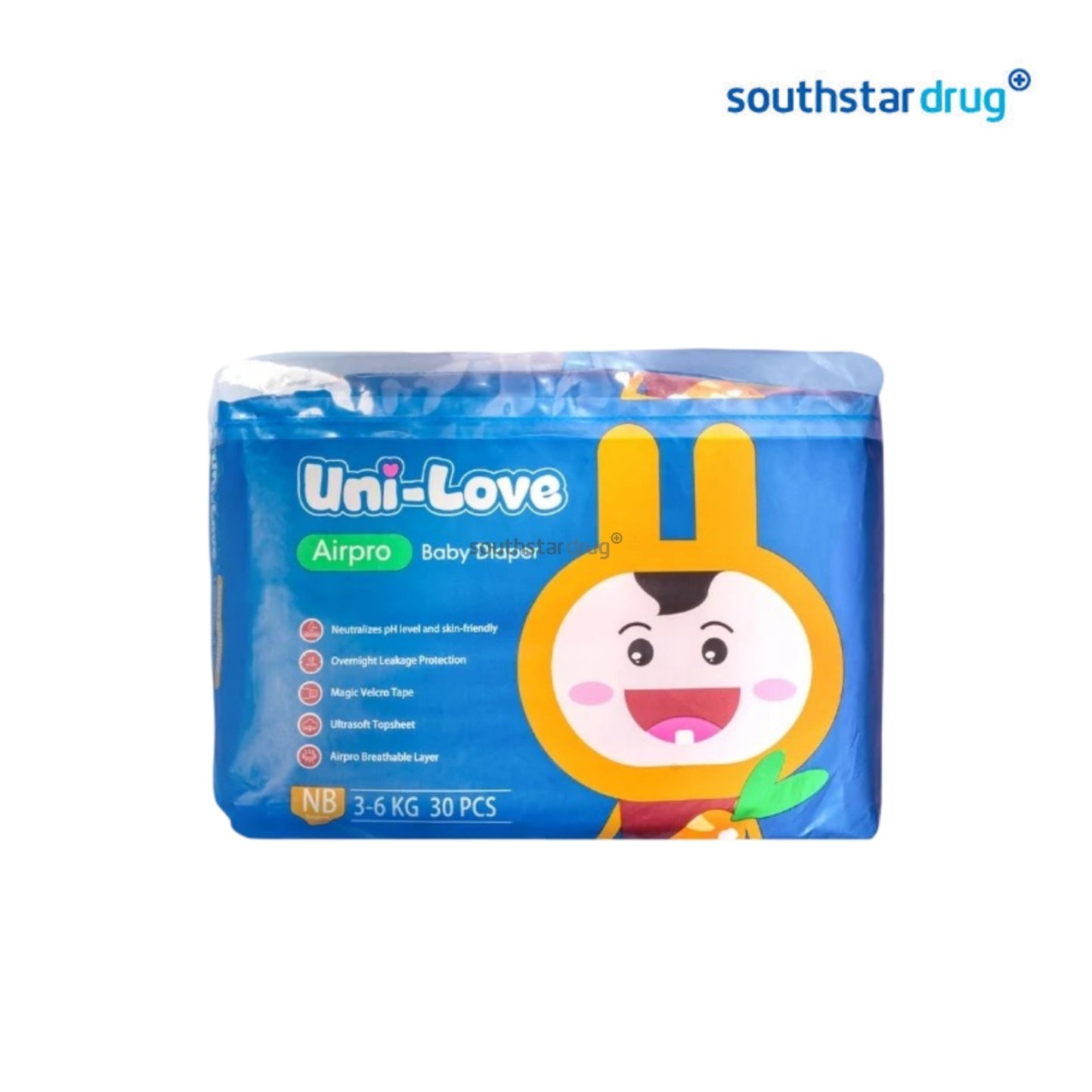 Uni-Love Airpro Baby Diaper Newborn (NB) - 30pcs