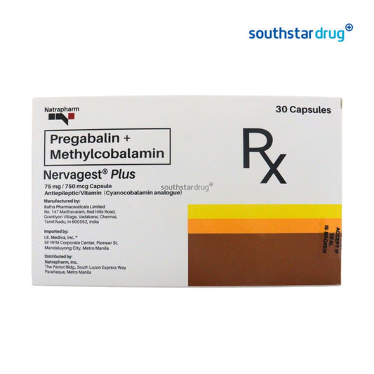 Rx: Nervagest Plus 75mg/750mcg Capsule