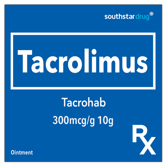 Rx: Tacrohab 300mcg/g 10g Ointment
