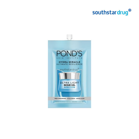 Pond’s Hydra Ultra Biome Facial Moisturizer Gel 10g Sachet – Lightweight Hydrating Face Gel for Smooth Skin