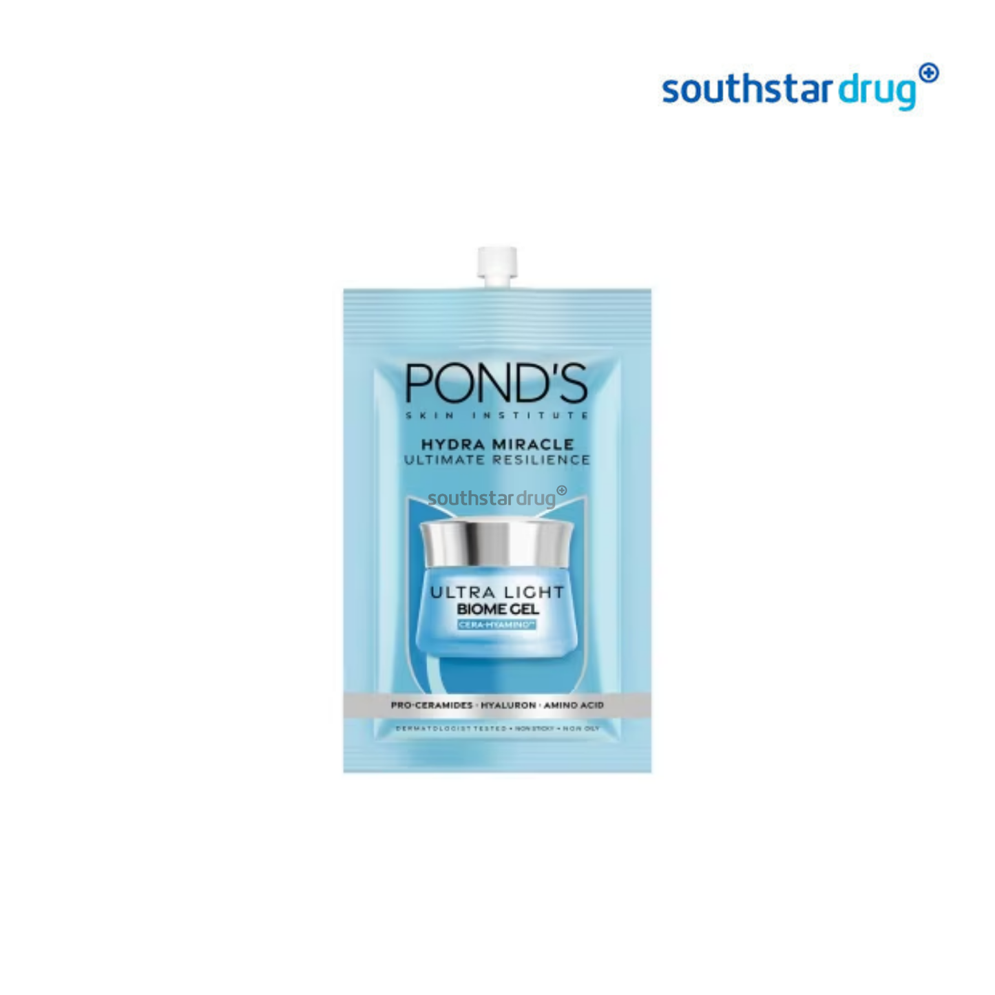 Pond’s Hydra Ultra Biome Facial Moisturizer Gel 10g Sachet – Lightweight Hydrating Face Gel for Smooth Skin