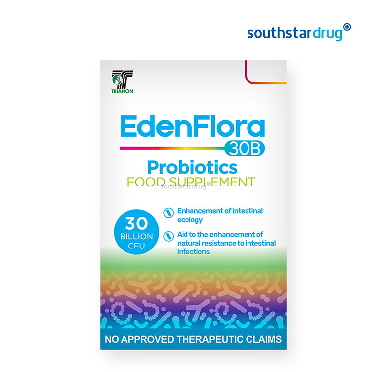 Edenflora Probiotics 30 Billion CFU 10pcs Capsules