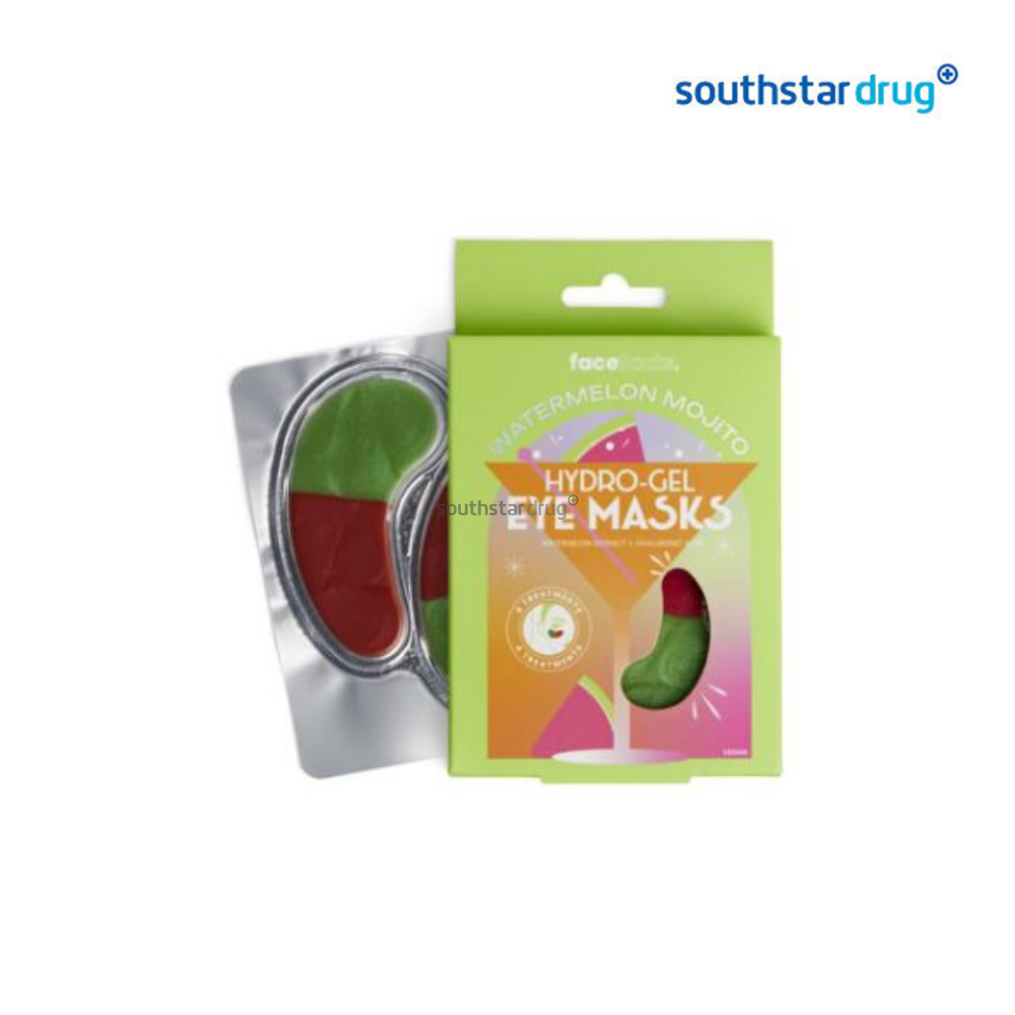FaceFacts Watermelon Mojito Hydro-Gel Eye Masks