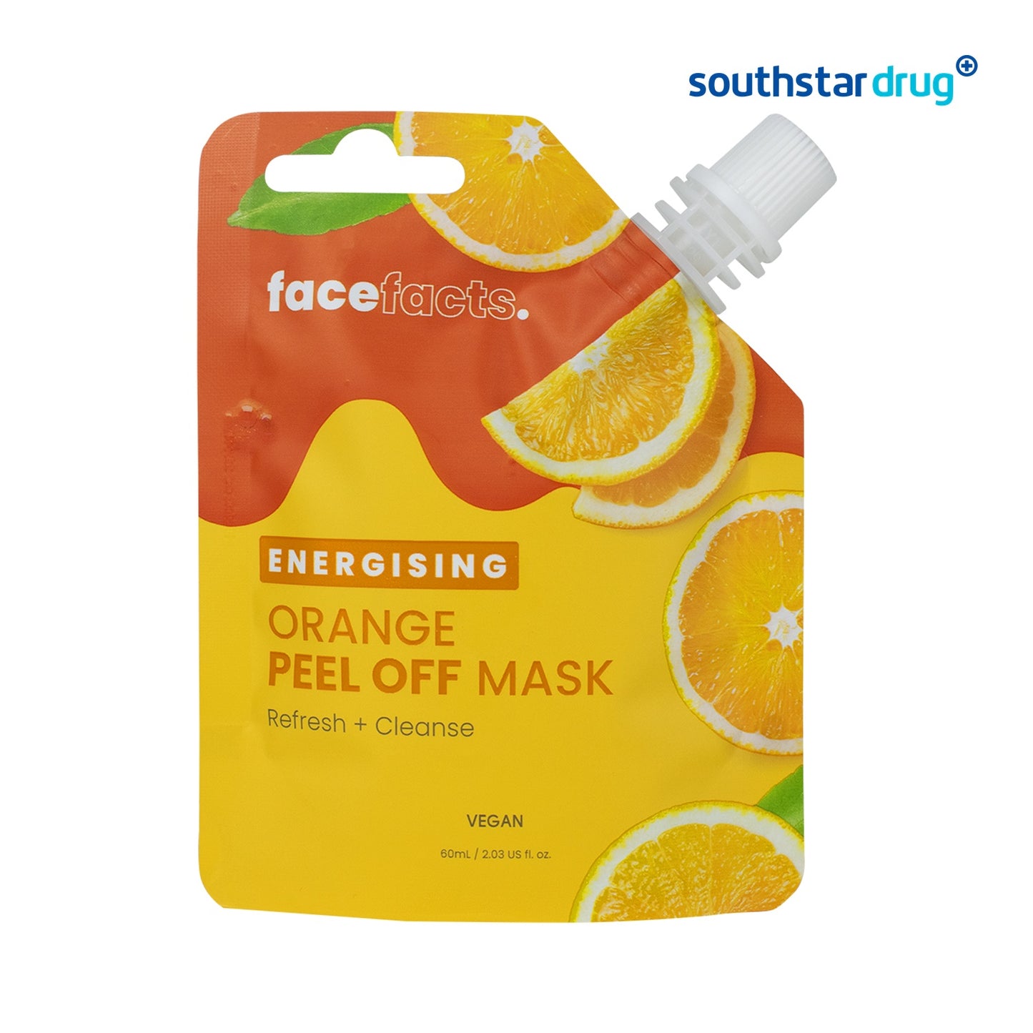 FaceFacts Orange Peel-Off Mask 60ml Sachet