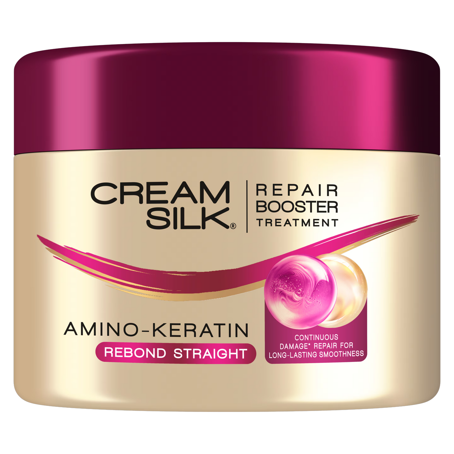 Cream Silk Treatment Keratin Rebond Straight 250 mL Tub