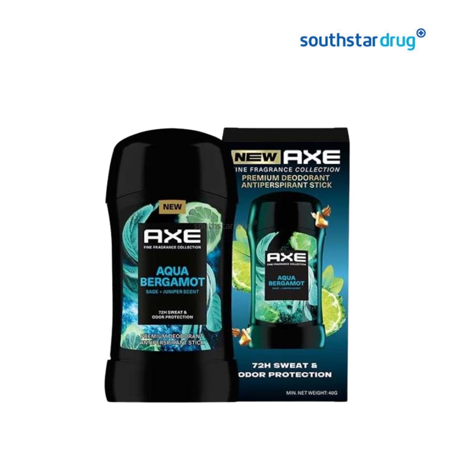 Axe Deodorant Stick Aqua Bergamot 40g