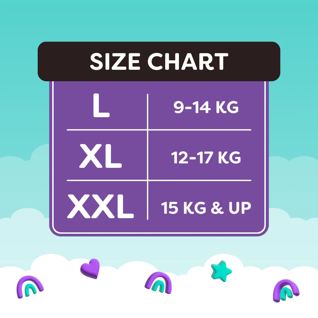 Bean Cloud Diaper Pants XL - 30pcs