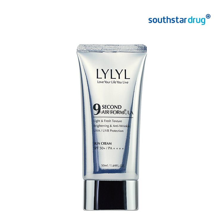 LYLYL Sunscreen 9 second Air Formula SPF50+ 50ml Tube