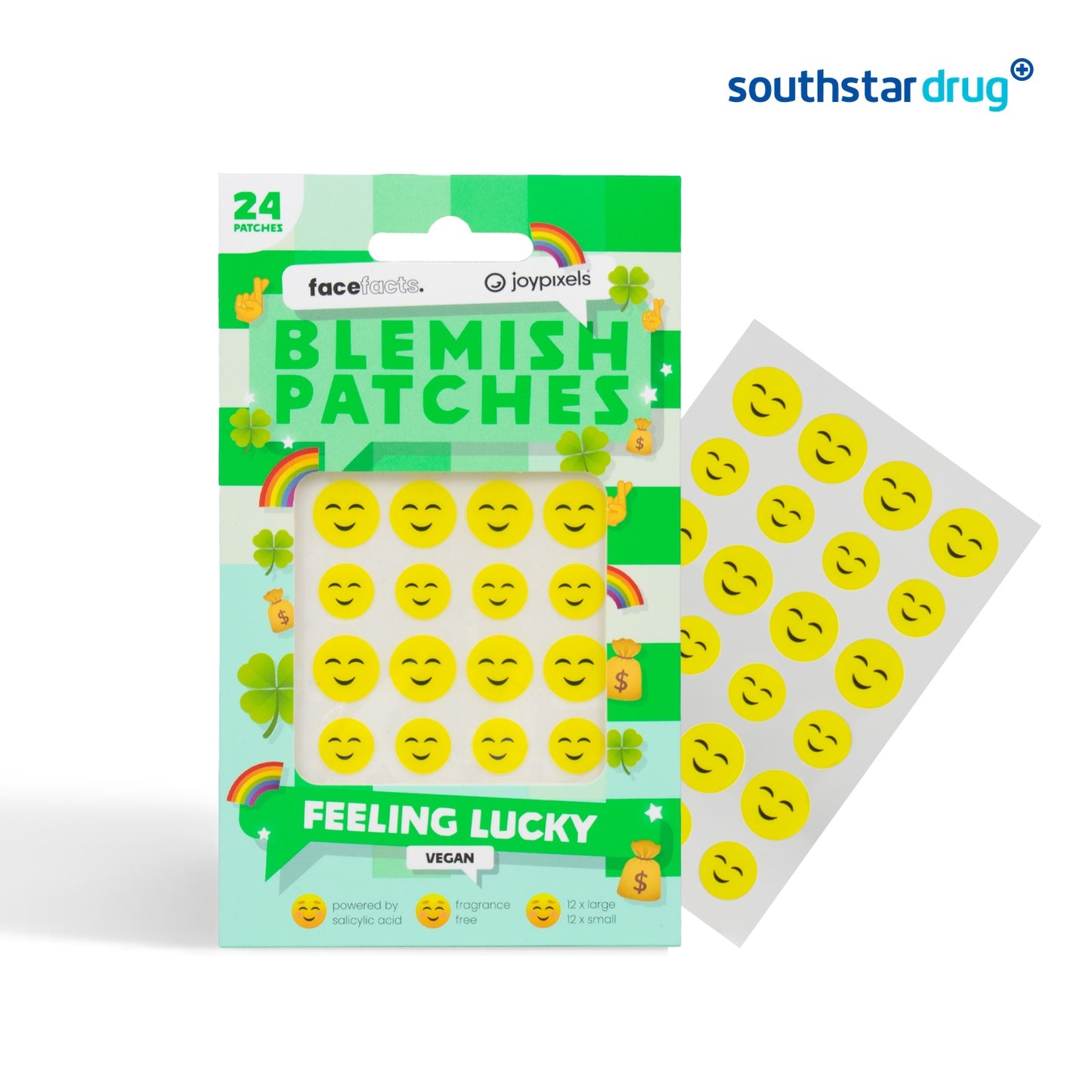FaceFacts Feeling Lucky Hydrocolloid Blemish Patch - 24 patches