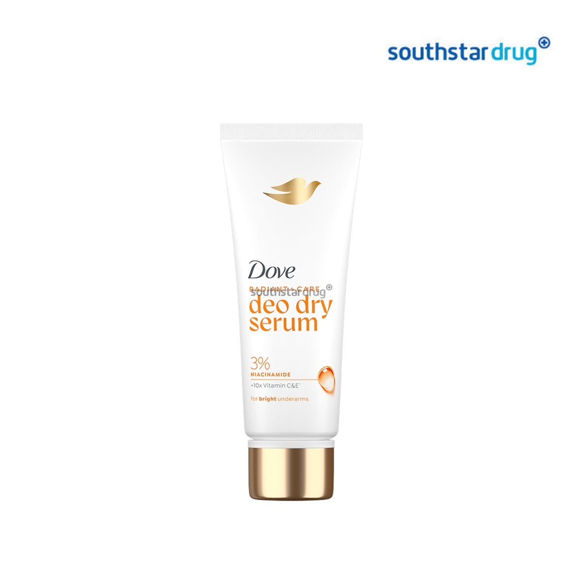 Dove Radiant Care Deodorant Dry Serum 3% Niacinamide 10x Vitamin C&E Dark Marks Reducer 40m