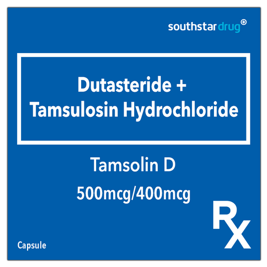 Rx: Tamsolin D 500mcg/400mcg Capsule