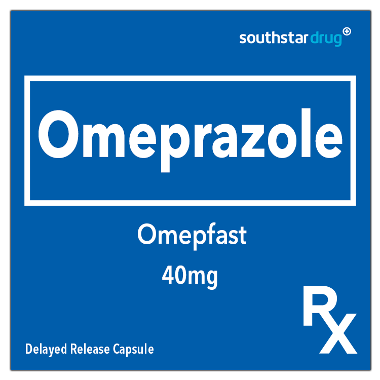 Rx: Omepfast 40mg Delayed Release Capsule
