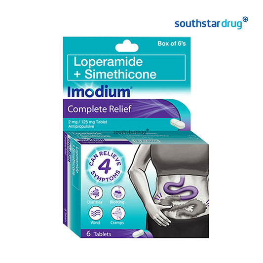 Imodium 2mg Capsule Complete Relief Pack - 6s