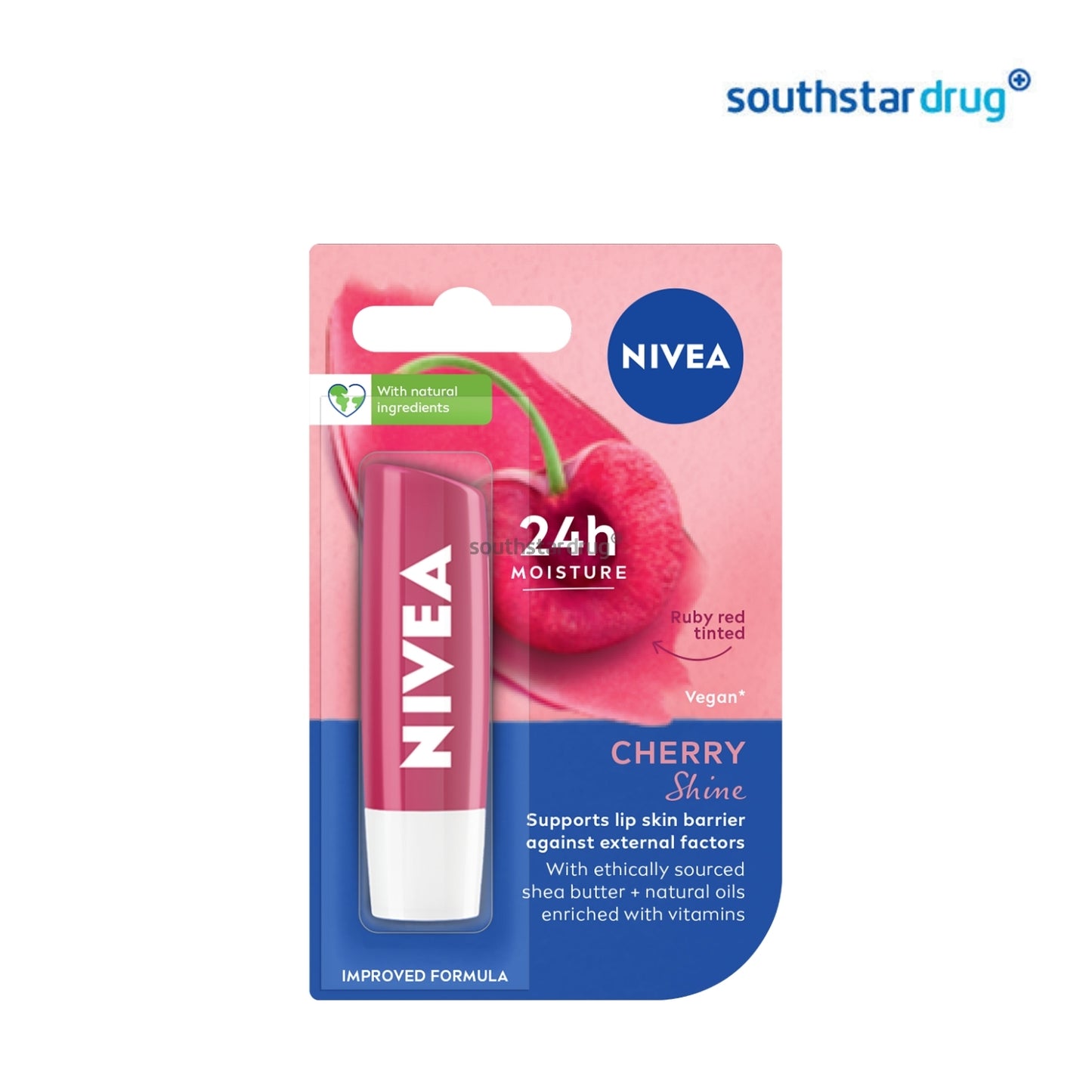 Nivea Lip Balm Cherry Shine 4.8g – Lip Care