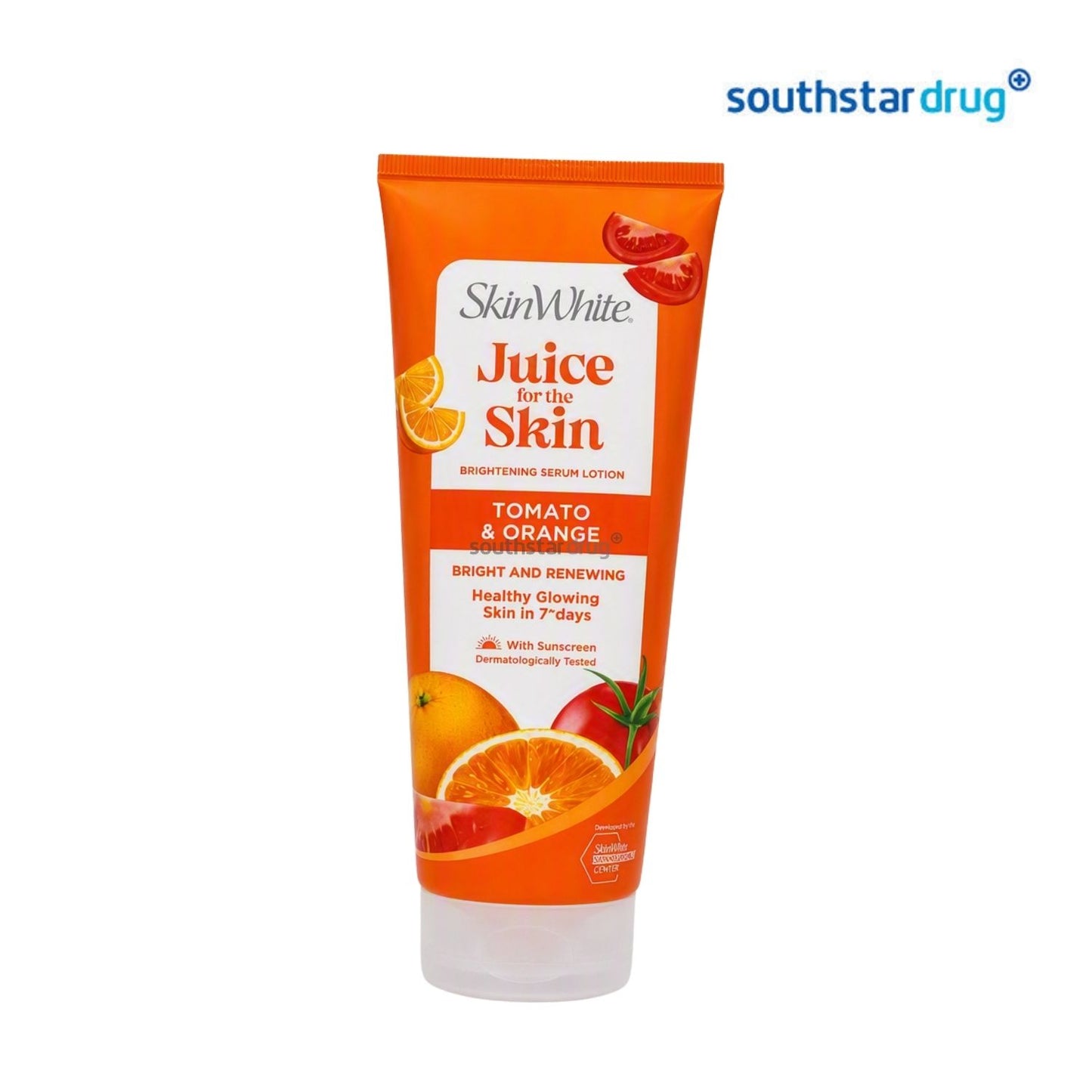 SkinWhite Serum Lotion Tomato & Orange 180ml (1 Tube)- Daily Skin Care
