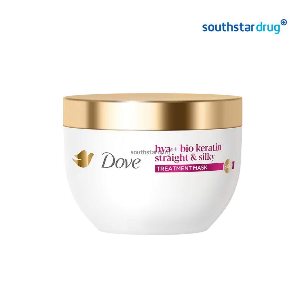 Dove Hya-Bio Keratin Straight & Silky Hair Mask 300ml Tub