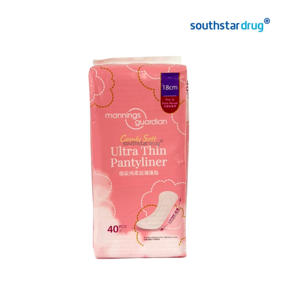 Mannings Guardian Pantyliner Comfy Soft Ultra-Thin 40s (1 Pack) – Everyday Feminine Care