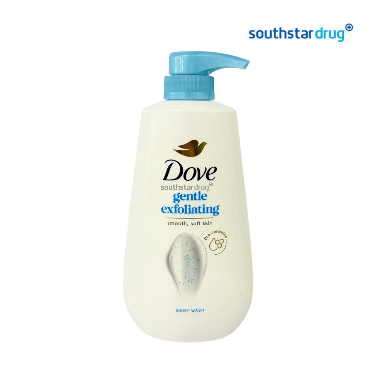 Dove Gentle Exfoliating Body Wash 550ml Bottle