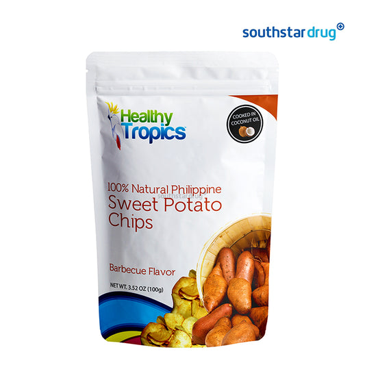 Healthy Tropics Sweet Potato Chips BBQ 100g Pouch