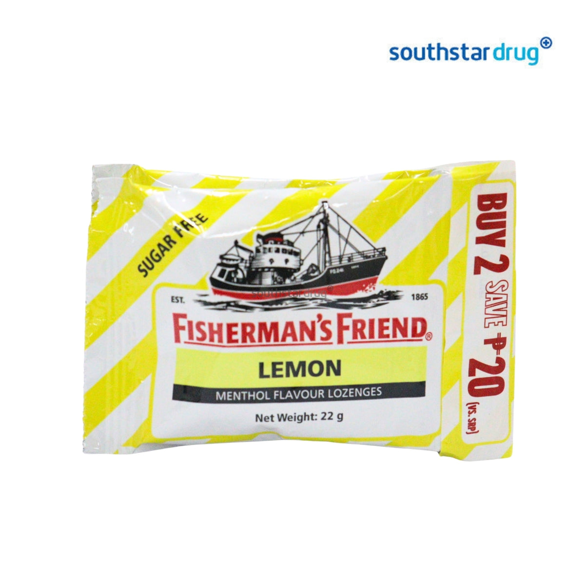 Fisherman's Friend Lemon Lozenges 2 Packs