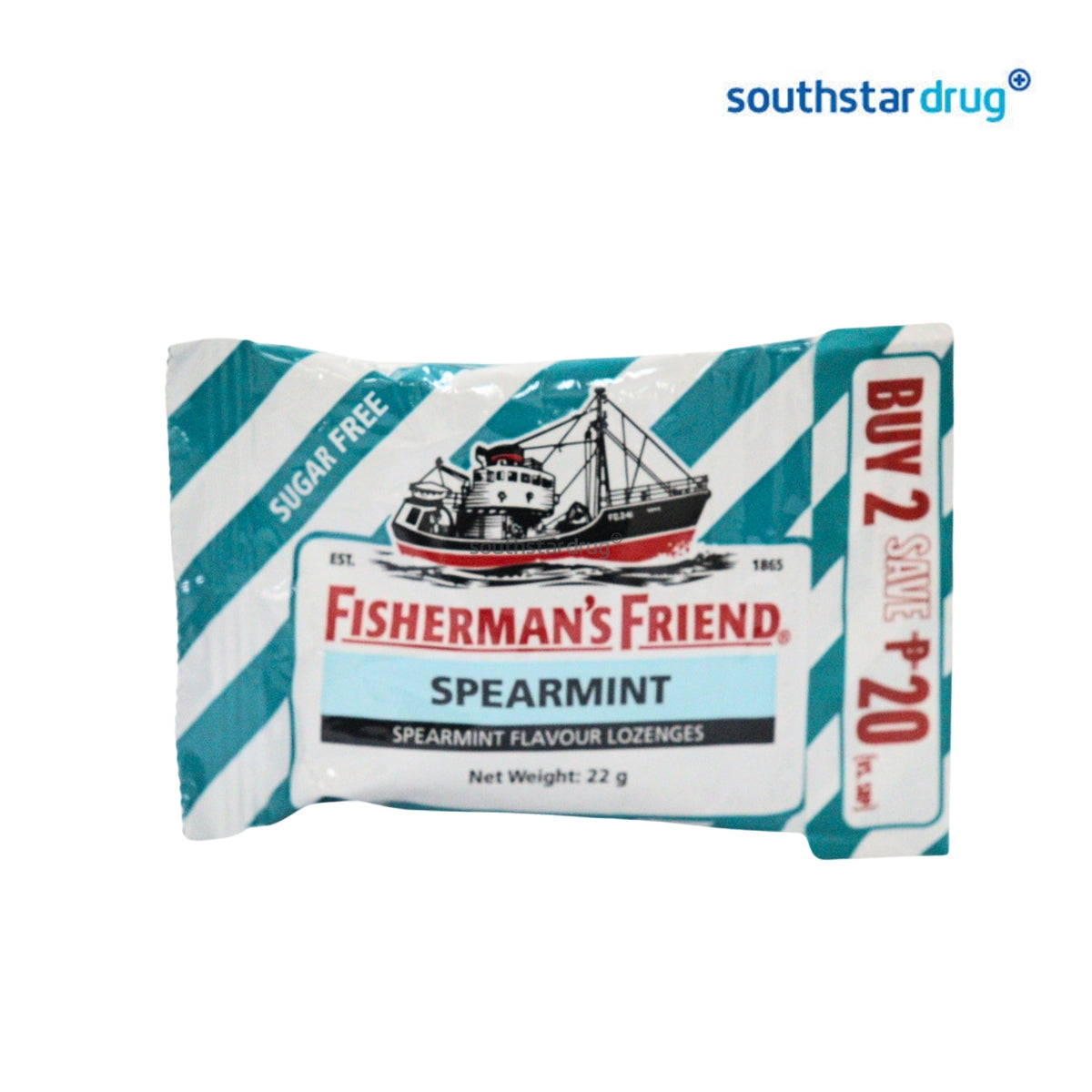 Fisherman's Friend Sugar-Free Mint Lozenges 2 Packs