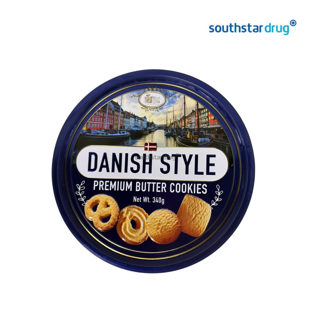 Rimi Gifts Danish Butter Cookies 340g (1 Can) – Classic Butter Cookie Snack